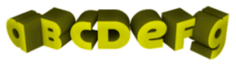 3D Text (Global Illumination) 1