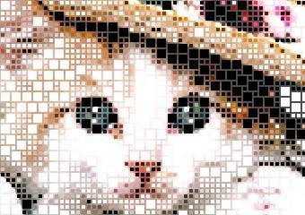 Artistic Mosaic Photo Effect 2