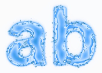 Water Text 2