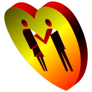 3D Love Logo Icon 2