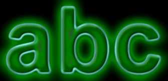 Glow Text Effect 3