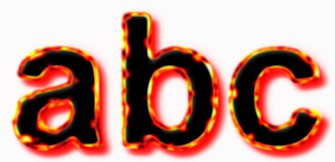 Bordered Text Effect 2