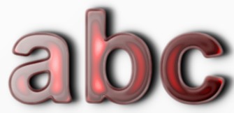 Glass Text Effect 31