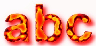 Lava Text Effect 2
