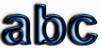 Blue Metallic Text Effect 6