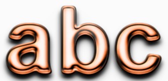 Orange Metallic Text Effect 3