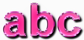 Pink Metallic Text Effect 2