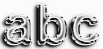 Silver Text Effect 6