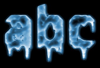 Glacial Ice Text Logo Generator