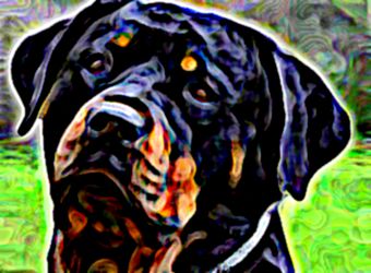 Modernist Painting Photo Effect