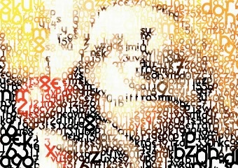 Typographic Photo Effect Output