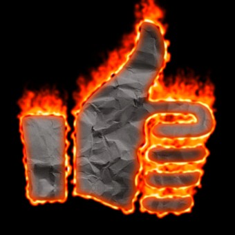 Burning Paper Logo Effect 6