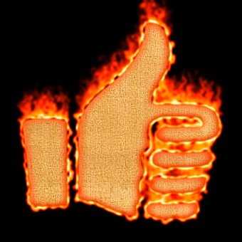 Burning Paper Logo Effect 8
