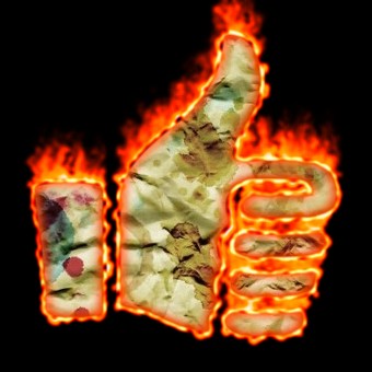 Burning Paper Logo Effect 25