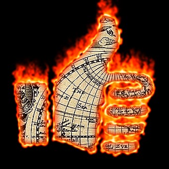Burning Paper Logo Effect 30