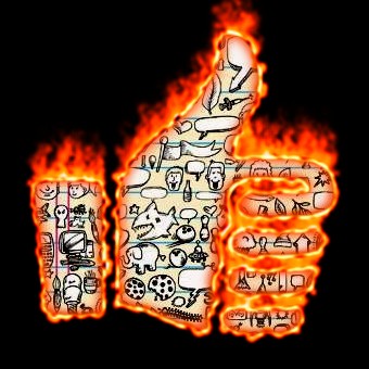 Burning Paper Logo Effect 31