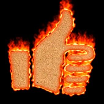 Burning Paper Logo Effect 37