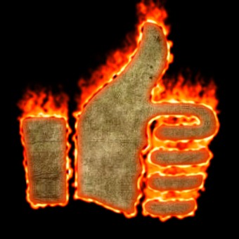 Burning Paper Logo Effect 40