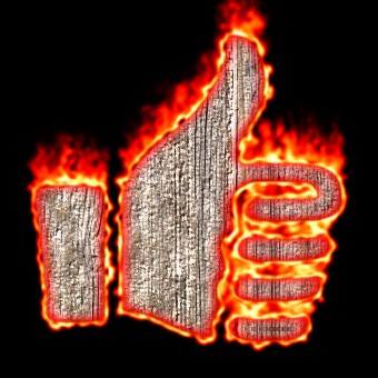 Burning Wood Logo Effect 9