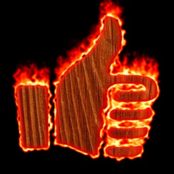 Burning Wood Logo Effect 15