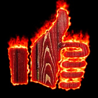 Burning Wood Logo Effect 16