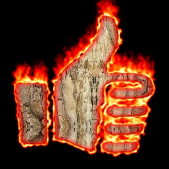 Burning Wood Logo Effect 19