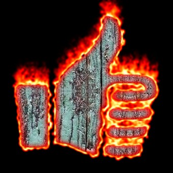 Burning Wood Logo Effect 20