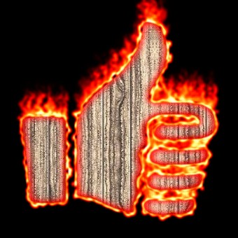 Burning Wood Logo Effect 21
