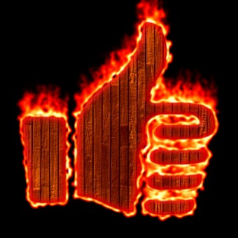 Burning Wood Logo Effect 23
