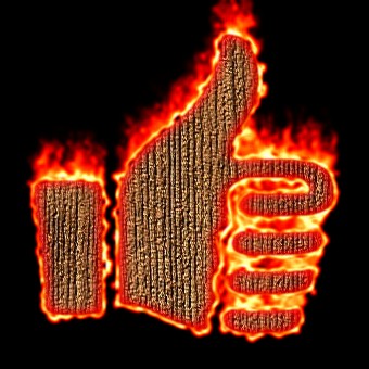 Burning Wood Logo Effect 34
