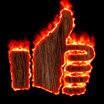 Burning Wood Logo Effect 38