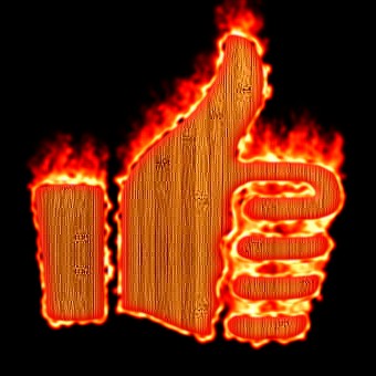 Burning Wood Logo Effect 44