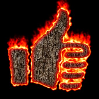 Burning Wood Logo Effect 53