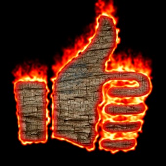 Burning Wood Logo Effect 54