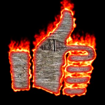 Burning Wood Logo Effect 61