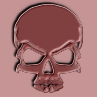 3d brown logo effect