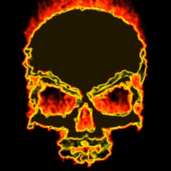 fire logo effect