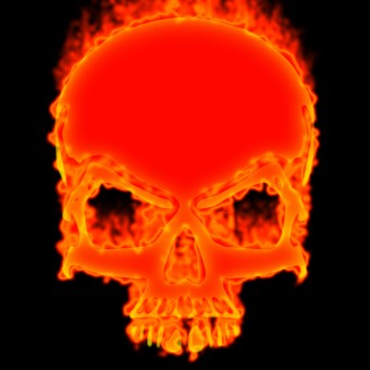 fire logo effect