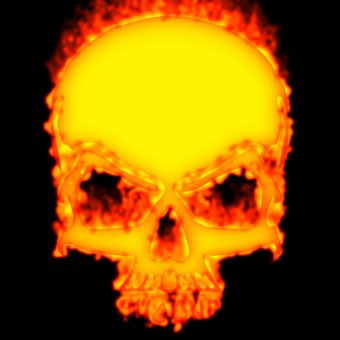 fire logo effect