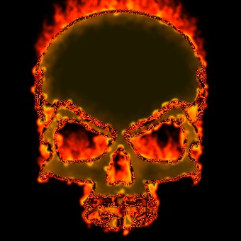 fire logo effect
