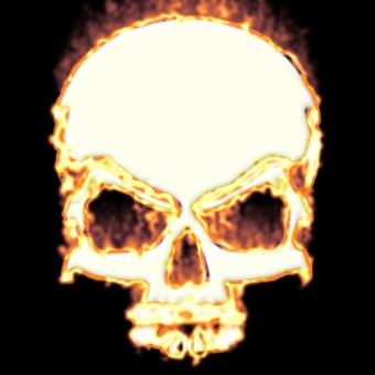 fire logo effect