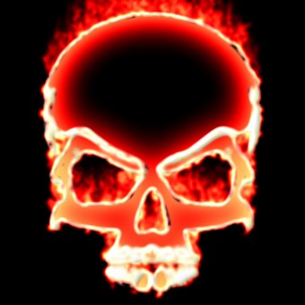 fire red logo effect