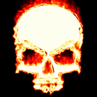 fire red logo effect