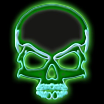 glow green logo effect
