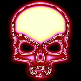 glow red logo effect