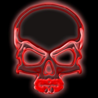glow red logo effect
