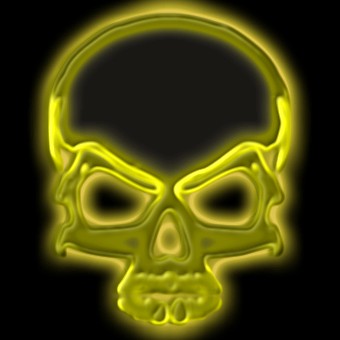 glow yellow logo effect