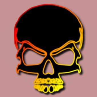 gradient border logo effect