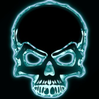 light green logo effect