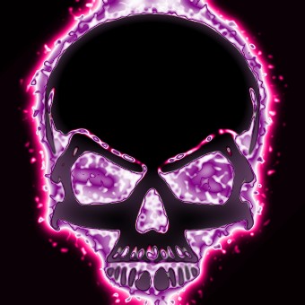 light pink logo effect